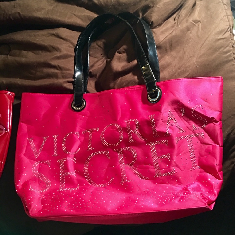 Victoria Secret pink bling limited edition tote 👜